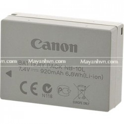Pin Canon NB-10L copy dùng cho máy Canon SX40, SX50, G15, G16, G1X