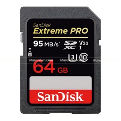 Thẻ nhớ SDXC SanDisk Extreme Pro U3 V30 64GB (95mb/s)