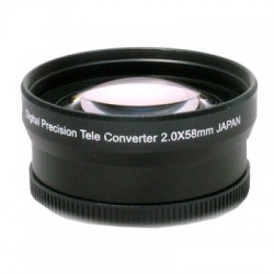 Futin 58mm Tele 2X Aluminum Macro Lens Attachment for Digital Cameras