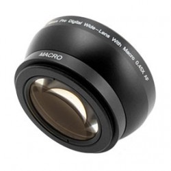 Futin 58mm Wide Angle 0.45X Aluminum Macro Lens Attachment for Digital Cameras