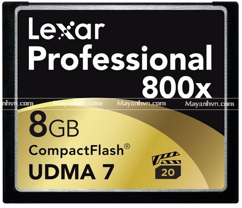 Thẻ nhớ CF Lexar Professional 8GB (120MB/s -  800x )
