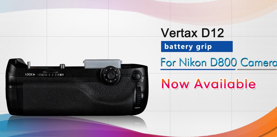 Vertax D12 For Nikon D800 Battery Grip