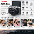 Máy Ảnh Canon EOS M6 Kit EF-M 15-45mm F3.5-6.3 IS STM (Hàng Chính Hãng)