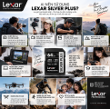 Thẻ Nhớ Lexar Professional SILVER PLUS SDXC UHS-I U3 V30 64GB 255MB/s (Chính Hãng)