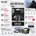 Thẻ Nhớ Lexar Professional SILVER PLUS SDXC UHS-I U3 V30 64GB 255MB/s (Chính Hãng)