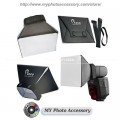 Pixco Universal Portable Mini Flash Diffuser Softbox for Shoe-Mount External Flash/Speedlite