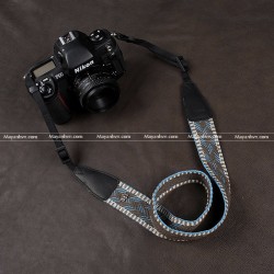 Dây đeo máy ảnh hoa văn Cam-in 8284