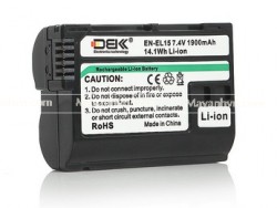 Pin DBK EN-EL15 dùng cho máy ảnh Nikon D800, D800E, D7000, D600