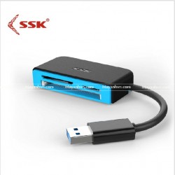 Đầu đọc thẻ SSK 3 in 1 USB 3.0