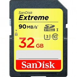Thẻ Nhớ SanDisk SDHC Extreme 32GB (90MB/S)