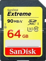 Thẻ nhớ Sandisk SDXC Extreme 64GB (90MB/s)