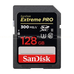 Thẻ nhớ SDXC SanDisk Extreme Pro UHS-II U3 128GB (300MB/s-2000x) 