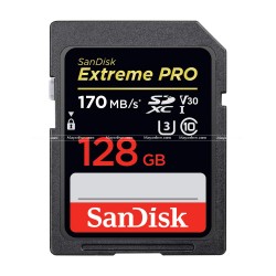 Thẻ nhớ SDXC SanDisk Extreme Pro U3 V30 128GB (170mb/s)