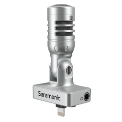 Micro Thu Âm Cho Điện Thoại Saramonic SmartMic MTV11 Di | Cổng Lightning