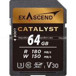 Thẻ Nhớ Exascend Catalyst SDXC 64GB V30 (180/150MB/S)