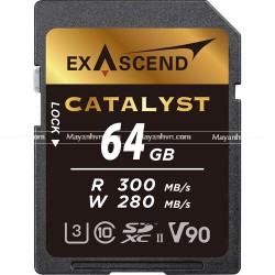 Thẻ Nhớ Exascend Catalyst SDXC 64GB V90 (300/280MB/S)