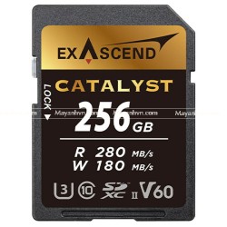 Thẻ Nhớ Exascend Catalyst SDXC UHS-II V60 256GB 280MB/s (Chính Hãng)