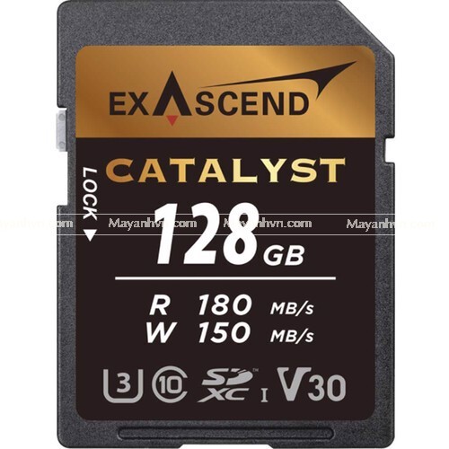 Thẻ Nhớ Exascend Catalyst SDXC 128GB V30 (180/150MB/S)